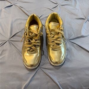 Nike Metallic Gold Sneakers